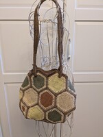 Boho stílusú , retro női nyári táska, válltáska, kézitáska