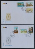 Hf355-60  / Horvátország 1995 Városok bélyegsor FDC-n
