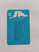 XI. kerület HÁZTARTÁSI- ÉS ILLATSZERBOLTJAI kártyanaptár 1977
