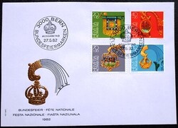 SVf1223-6 / Svájc 1982 PRO PATRIA stamp set on FDC