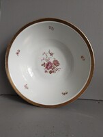 Ritka, korai antik KP Drasche porcelán kínáló tál - Szazadfordulo ( 25.5 cm )