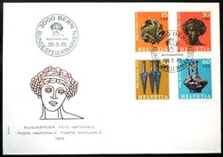 SVf1053-6 / Switzerland 1975 PRO PATRIA stamp set on FDC