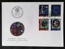 SVf925-8 / Svájc 1970 PRO PATRIA stamp set on FDC