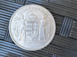 Horthy Miklós Ezüst 5 pengő 1930