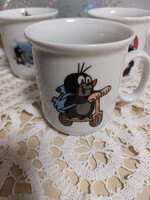 Kisvakond, rolleres mintával új Thun porcelán gyermek bögre