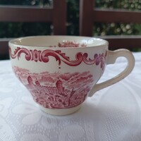 Angol fajansz csésze-  Wedgwood "Rolyal homes of britain"-vintage