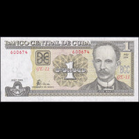Kuba 1 Peso 2004 P-121d UNC