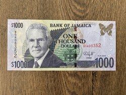 Jamaica 1000 Dollár 2014 UNC