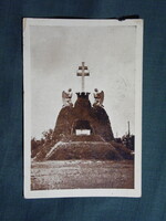 Képeslap,Dorog,Bányász Szénoltár látkép részlet,Rk. Plébánia kiadás Dorog,1940-
