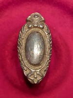 Antique nickel-plated solid copper door handle / antique furniture, chest, window handle