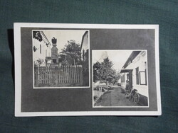 Képeslap,Drávafok,Turul szobor emlékmű,kocsma,vendéglő,kocsmárosné,Turul kiadás Bp.,1940-