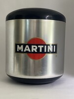 25 részes MARTINI reklám- és bárkollekció – Warhol reklámtükör, 18 pohár, jégvödör, tálca