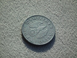 Németország, horogkeresztes birodalmi 5 Pfennig (Reichspfennig), 1944 D