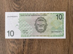 Holland-Antillák 10 Gulden 1994 UNC