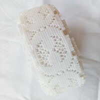 Csipke szegély- nylon- kreatív varráshoz 22, 9 m.- vintage