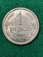 1 Pengő 1941 !  Verdefényes !