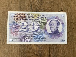 Svájc 20 Frank 1972 UNC