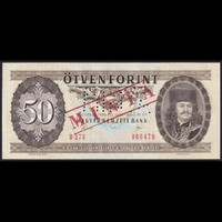Magyarország 50 Forint MINTA 1989 UNC