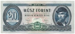 20 forint 1957 3. UNC