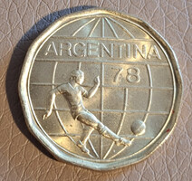 Argentína 50 peso, 1977 - FIFA Világkupa 1978 - Emlékérme