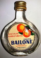 1990's Original Bailoni Wachauer Marillenbrand MIGNON- EREDETI ITAL ÉS ÜVEG - EUGEN BAILONI AUSZTRIA