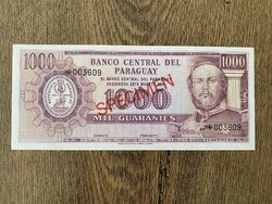 Paraguay 1000 Guaranies 1979 UNC MINTA