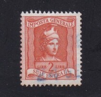 1959 Olaszország 2 líra Pecsételt Adó Bélyeg