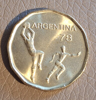 Argentína 20 peso, 1977 - FIFA Világkupa 1978 - Emlékérme