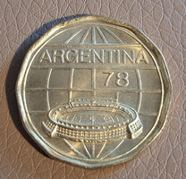 Argentína 100 peso, 1977 - FIFA Világkupa 1978 - Emlékérme