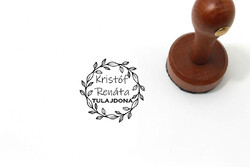 Fűzér ex libris stamp with own name
