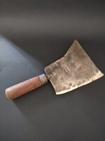 Antik kovácsoltvas hentesbárd