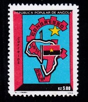 1977 Angola MPLA Első Kongresszusa Hibátlan Postatiszta Bélyeg