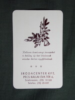 Kártyanaptár,Irodacenter Kft.,Pécs, 1991   (7)