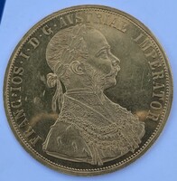 Ferenc József Arany 4 Dukát 1899 XF+ Gyönyörű állapotban!!RITKA!!