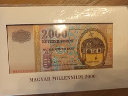 Millenium 2000 Forintos Bankjegy, ! Eredeti Csomagolásban !