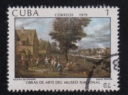 1979 Kuba 1 Peso Pecsételt Bélyeg