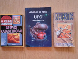 UFO book bundle: The world's biggest UFO disasters / UFO history / Majestic -The government lied