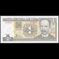 Kuba 1 Peso 2007 P-128b UNC