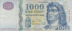 1.000 Forint 2006   A képen látható állapotban ( Forgalomból Kivont Bankjegy )