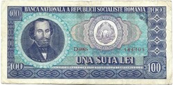 100 lei lej 1966 Románia 1.