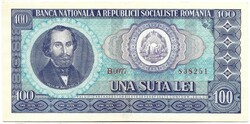 100 lei lej 1966 Románia 4.