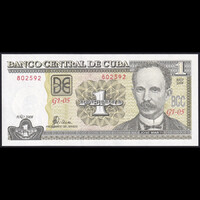 Kuba 1 Peso 2008 P-128c UNC