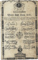 10 gulden / forint 1806 eredeti állapot ritka