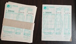 Retro Totó szelvény gyűjtemény (63 db)