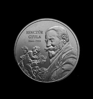 BENCZÚR GYULÉA  - FESTŐMŰVÉSZ 2000 forintos magyar ezüst emlékérme