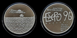 V 5042 Magyarország ezüst 500 forint 1993 EXPO 96 Proof