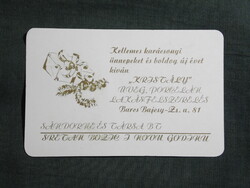 Kártyanaptár,Sándorné és társa,üveg,porcelán,lakásfelszerelés üzlet,Barcs, 1993   (7)