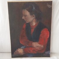 BERNÁTH AURÉL(1895-1982):Nöi portré