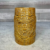 Zamet Karczma Piwna 1991 brown ceramic beer stein/wine jug