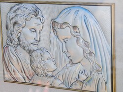 Exkluzív olasz ACCA ezüst falikép – Szent Család (Sacra Famiglia)